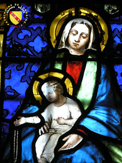 Bulligny - Église de la Nativité-de-la-Vierge - Vitrail : Vierge à l'Enfant