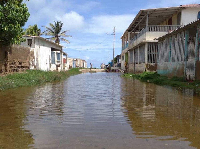 Lluvias en Falcón dejan calles anegadas y sectores agrícolas afectados