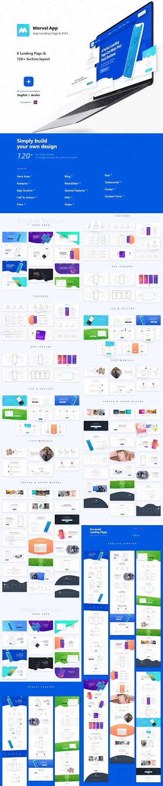 Download App Landing Page Template