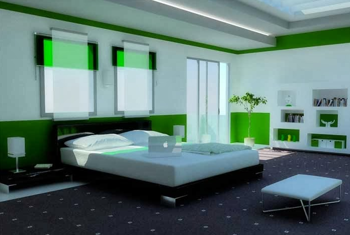 Warna Kamar Hijau Muda, Untuk Mempercantik Rumah