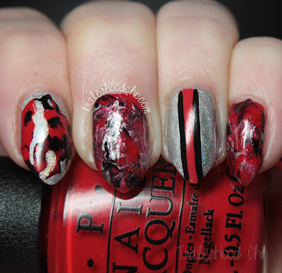 uga falcons nails