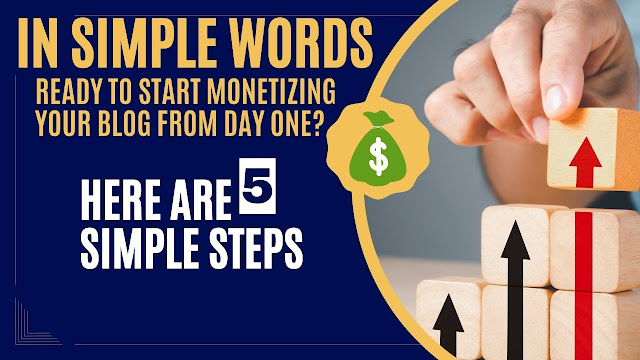 start monetizing your blog