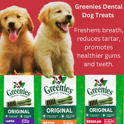 Recommended dental care products for dogs , Greenies Dental dog Treats