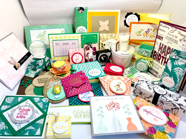 On Stage 2019 Swaps Stampin' Up! Nigezza Creates