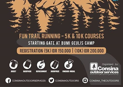 Consina Fun Trail Running 2015, Lomba lari trail bogor