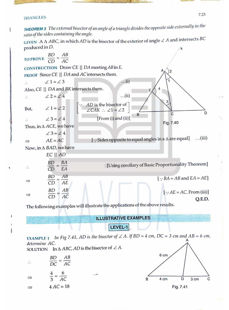 RD Sharma Class 10 | Chapter7: Triangles