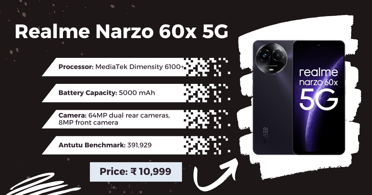 realme narzo 60x 5g phone specifications
