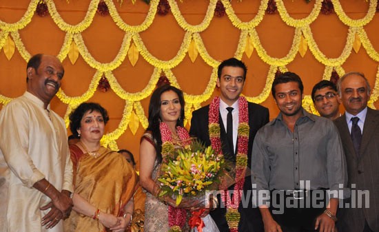 Soundarya Rajinikanth Wedding Reception Photos