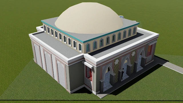 desain masjid cantik