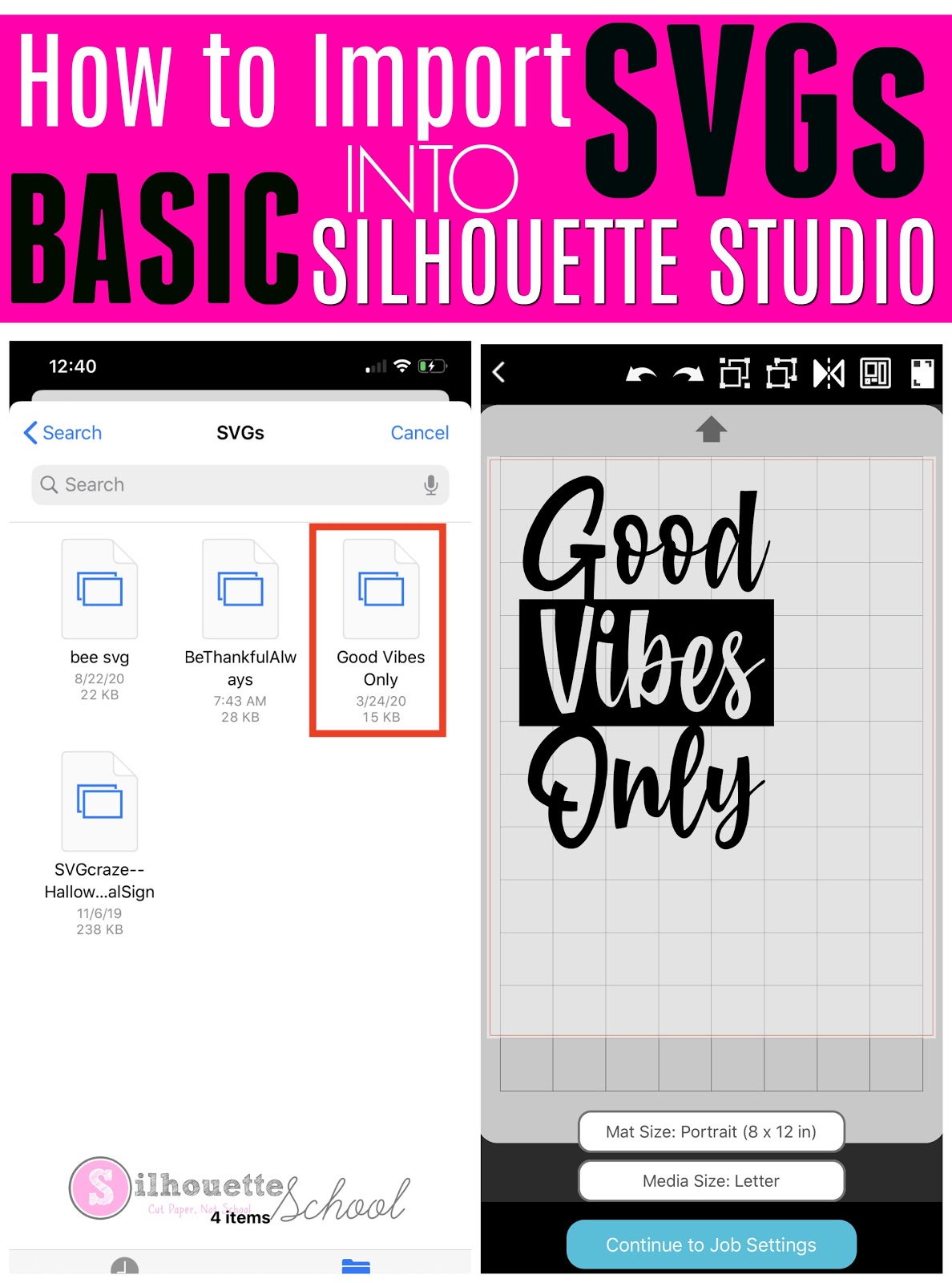 Download How To Import Svgs Into Silhouette Studio Basic Edition Silhouette School