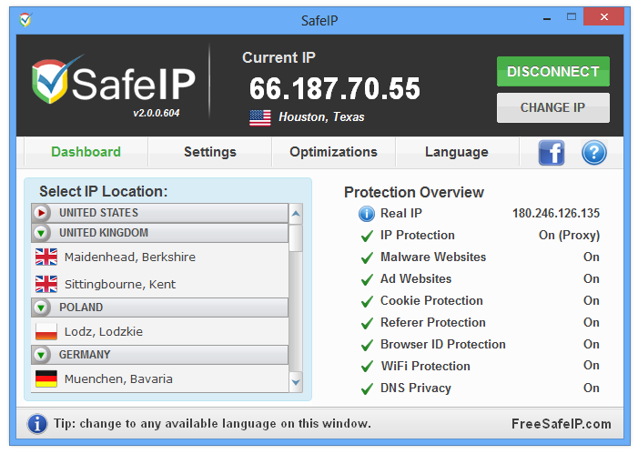 SafeIP v2.0.0.604