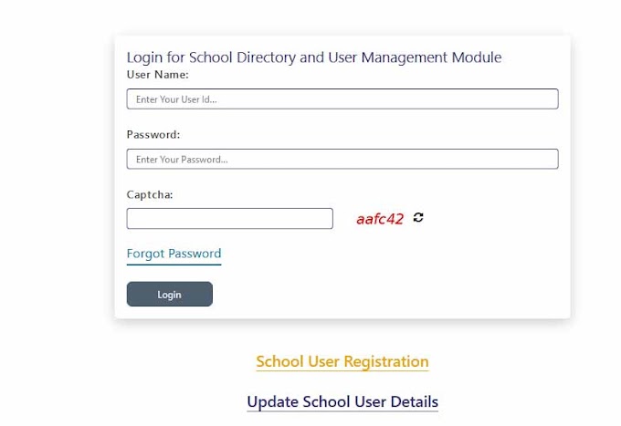 U DISE PLUS School Directory USER Management LINK - HOW TO UPDATE E MAIL ID IN U DISE PLUS