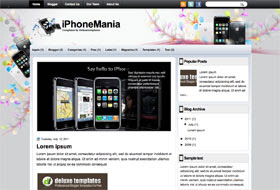 iPhoneMania Blogger Template