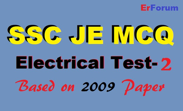 ssc-je-electrical-mcq-test-2