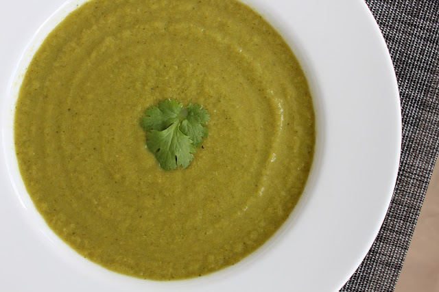 healthy recipes, asparagus and broccoli soup