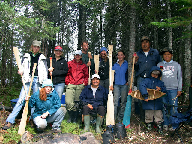 Canoe Paddle Carving