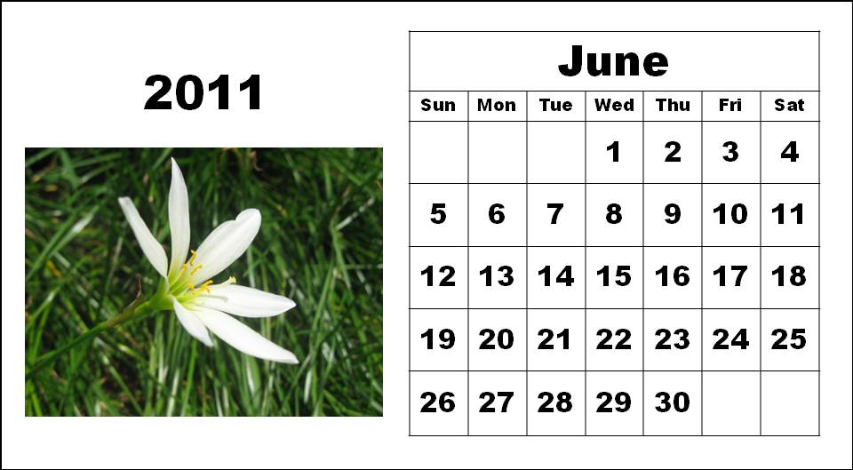 june 2011 calendar with holidays. june 2011 calendar with