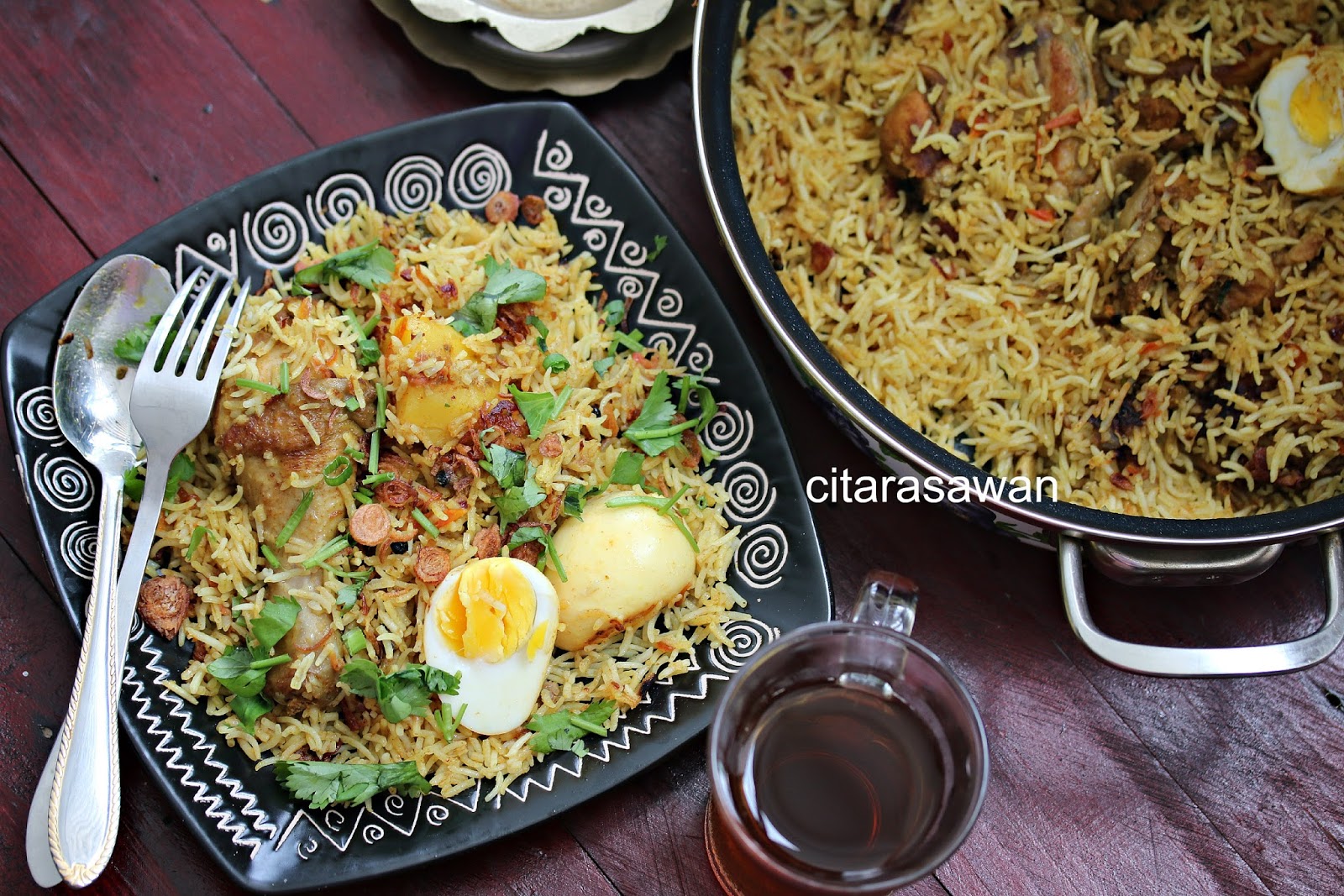  Nasi Briyani Ayam  Chicken Biryani  Rice Resepi Terbaik