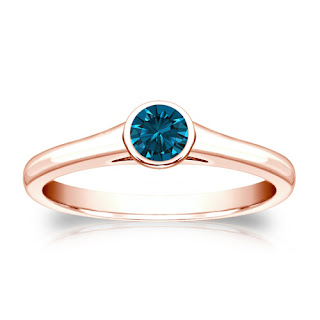 Diamantring Rosegold