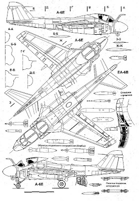 aircraft 3 view drawing 