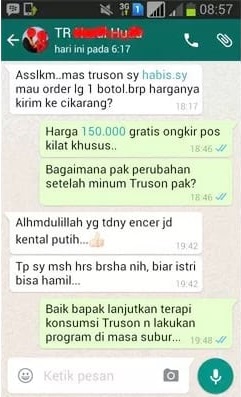 Testimoni 2020 Konsumen Truson Hpai Pengental Sperma Ereksi Keras Tahan Lama