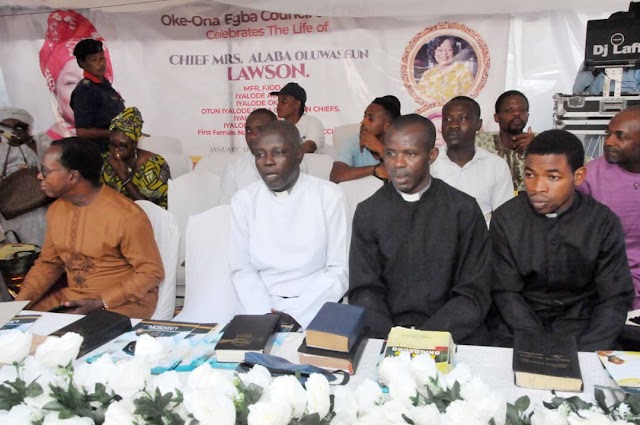 Oke Ona Egba Council Of Chiefs Hold Service Of Songs For Iyalode Alaba Lawson
