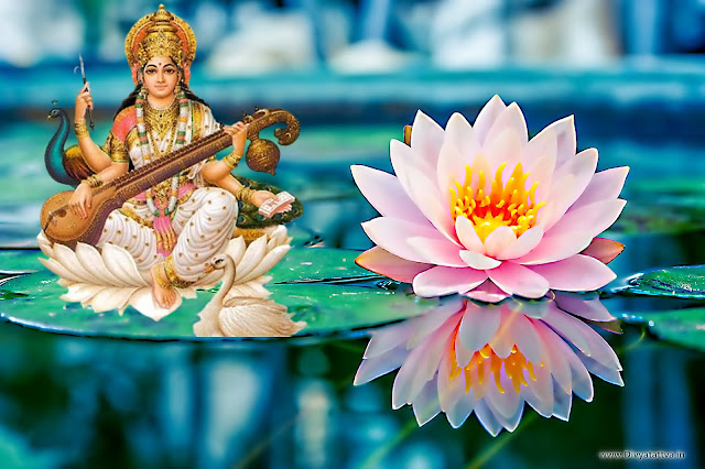 Goddess Sarasvati Background Images