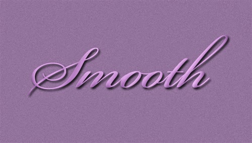 Create Smooth text Effect In Photoshop