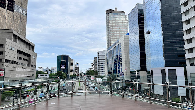 Penampakan jalan Thamrin