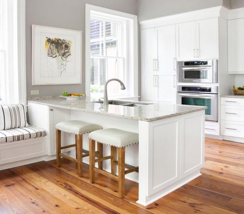 Dapur Kitchenset Mungil Rumah Minimalis Warna Putih
