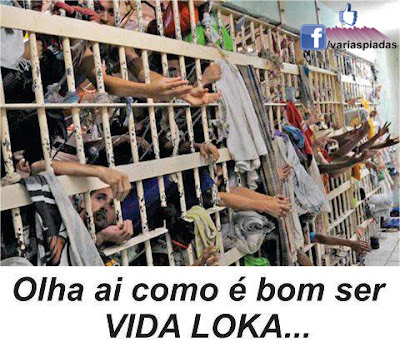 Olha ai como é bom ser vida loka... Foto para Facebook.