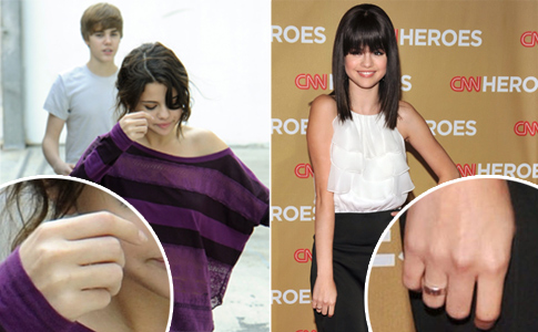 when did justin bieber and selena gomez break up. selenagomez purity ring justin