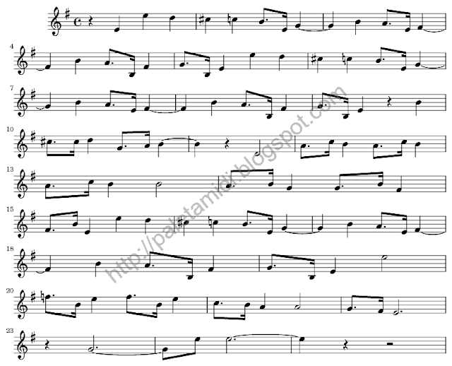 Partitura Elegia O dulce Primavera de antaño - Jules Massenet  - Cancion popular francesa