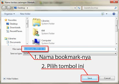 Backup dan Restore Bookmark Mozilla Firefox