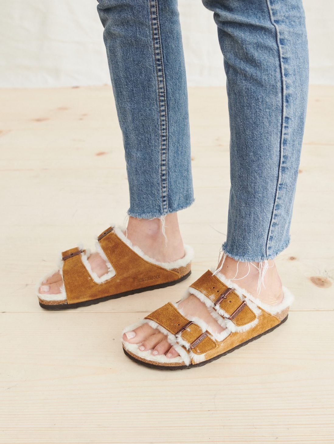 These Shearling-Lined Birkenstock Sandals Are Perfect for Fall