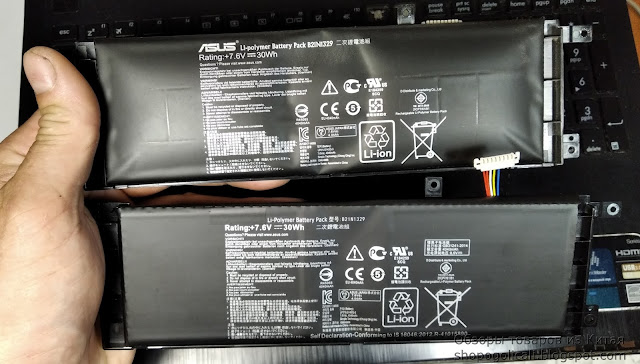 Замена батареи на ноутбуке Asus X553M своими руками