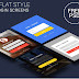 Share 4 Flat Style Login Screens PSD - HTMLFlow PSD Free