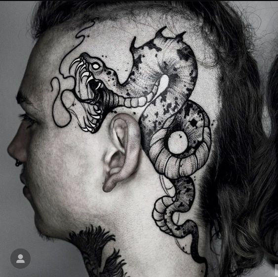 Tatuajes en la cabeza para mujeres