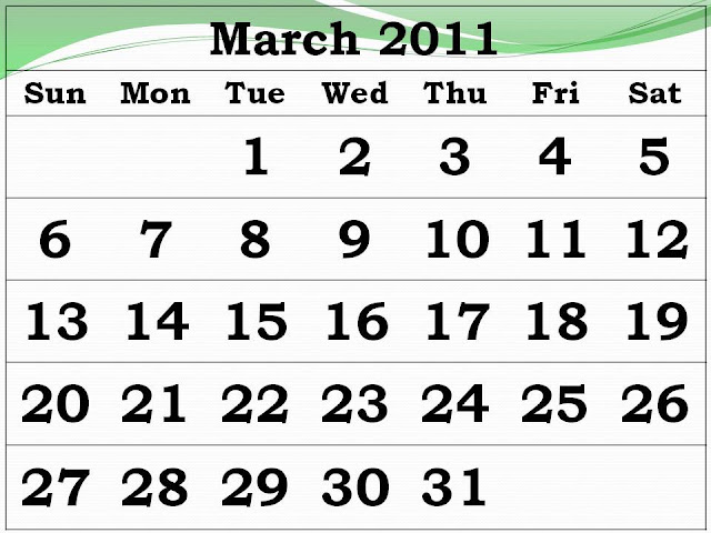monthly calendar 2011. Free Homemade Calendar 2011