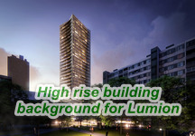 High rise building background & Building light for Lumion Free Download