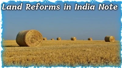 Land Reforms in India