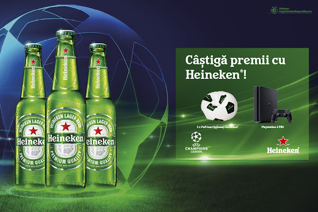 Meciurile UEFA Champions League alaturi de Heineken sunt un spectacol de neratat!