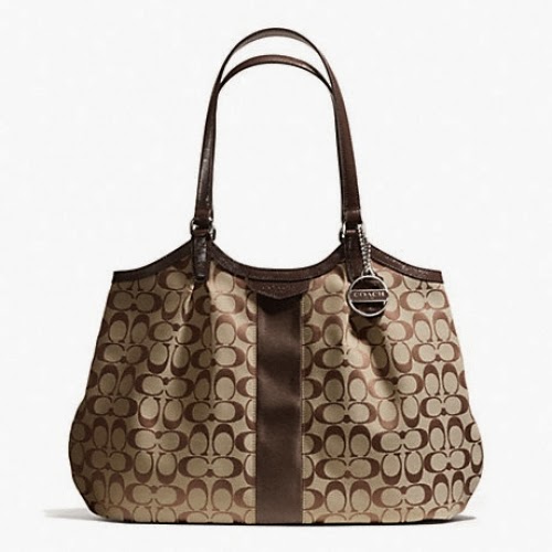 COACH Signature Stripe Shoulder Bag 28503 | Blogshop Malaysia Online ...