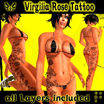 Wicked Tattoos::i - Stardust Tattoo Virgilia Rose Tattoo and a Gift :)