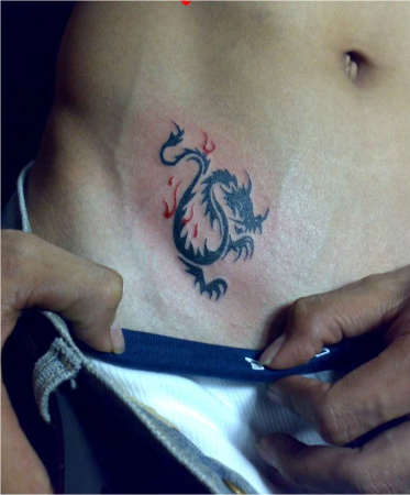 USA Tattoo Tribal Dragon Tattoo Designs For Girls tatto tribal dragon