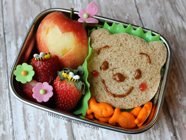 A Winnie the Pooh bento {with link party} - mamabelly.com