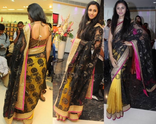 Model in Hyd Boutique Saree