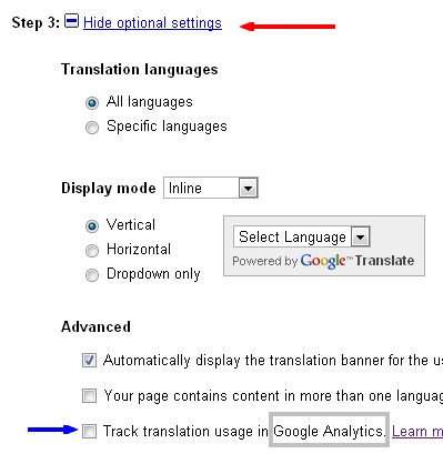 Translate Blog in Other Languages with Google Translate Widget