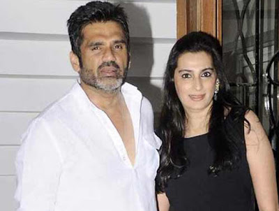 sunil shetty and his wife 