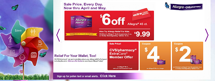 Allegra coupons